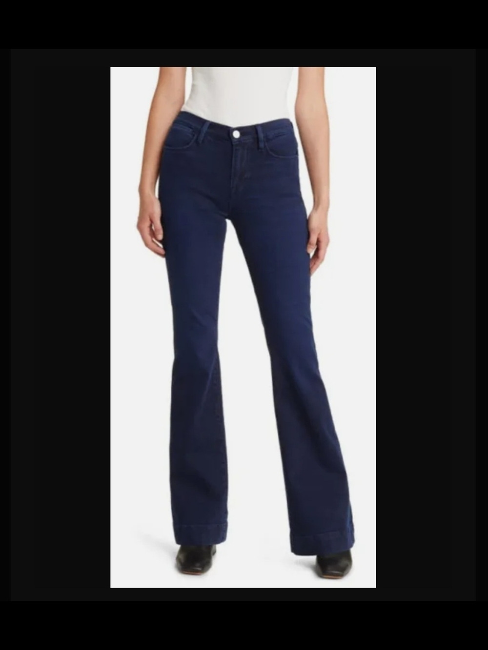 Frame Le High Flare Jeans, Fiona Wash, Size 30